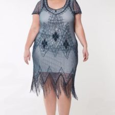 Robe Gatsby grise Annette